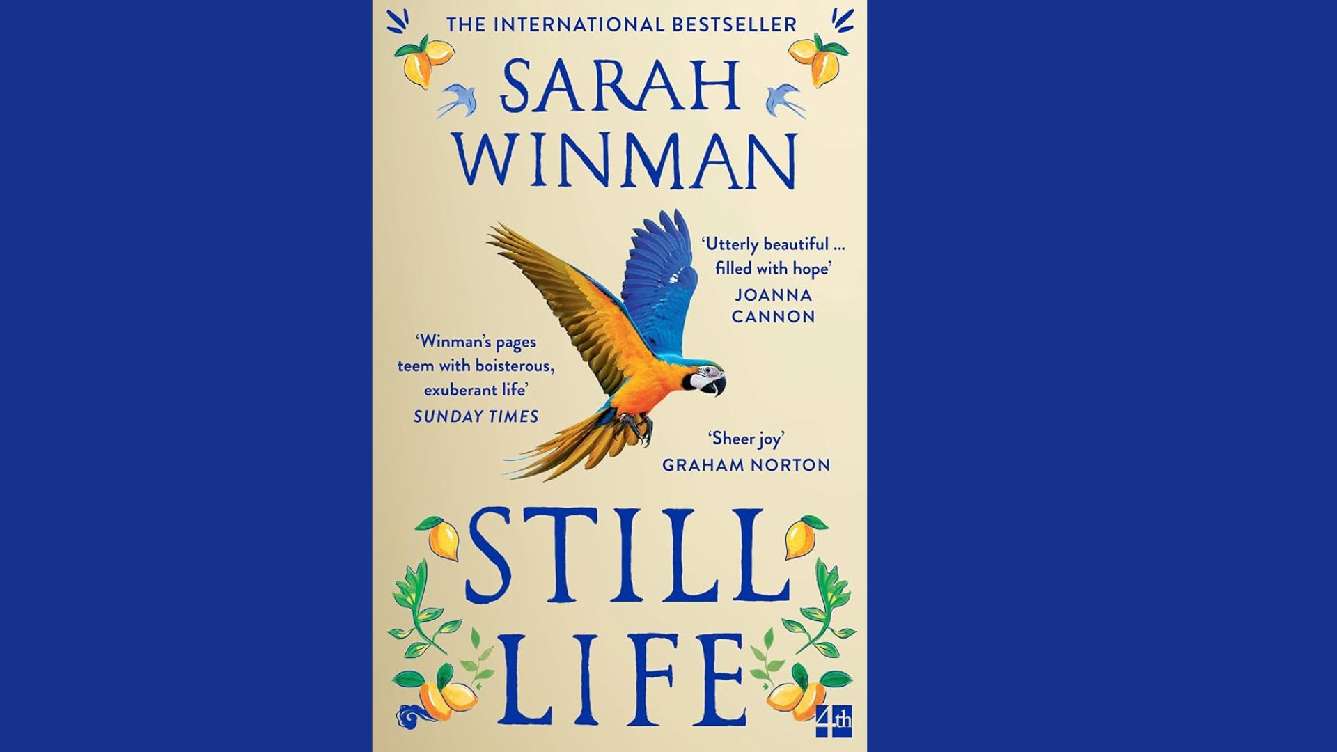 Cover art for Sarah Winman's audiobook "Still Life," showcasing a beautifully arranged still life with rich hues.