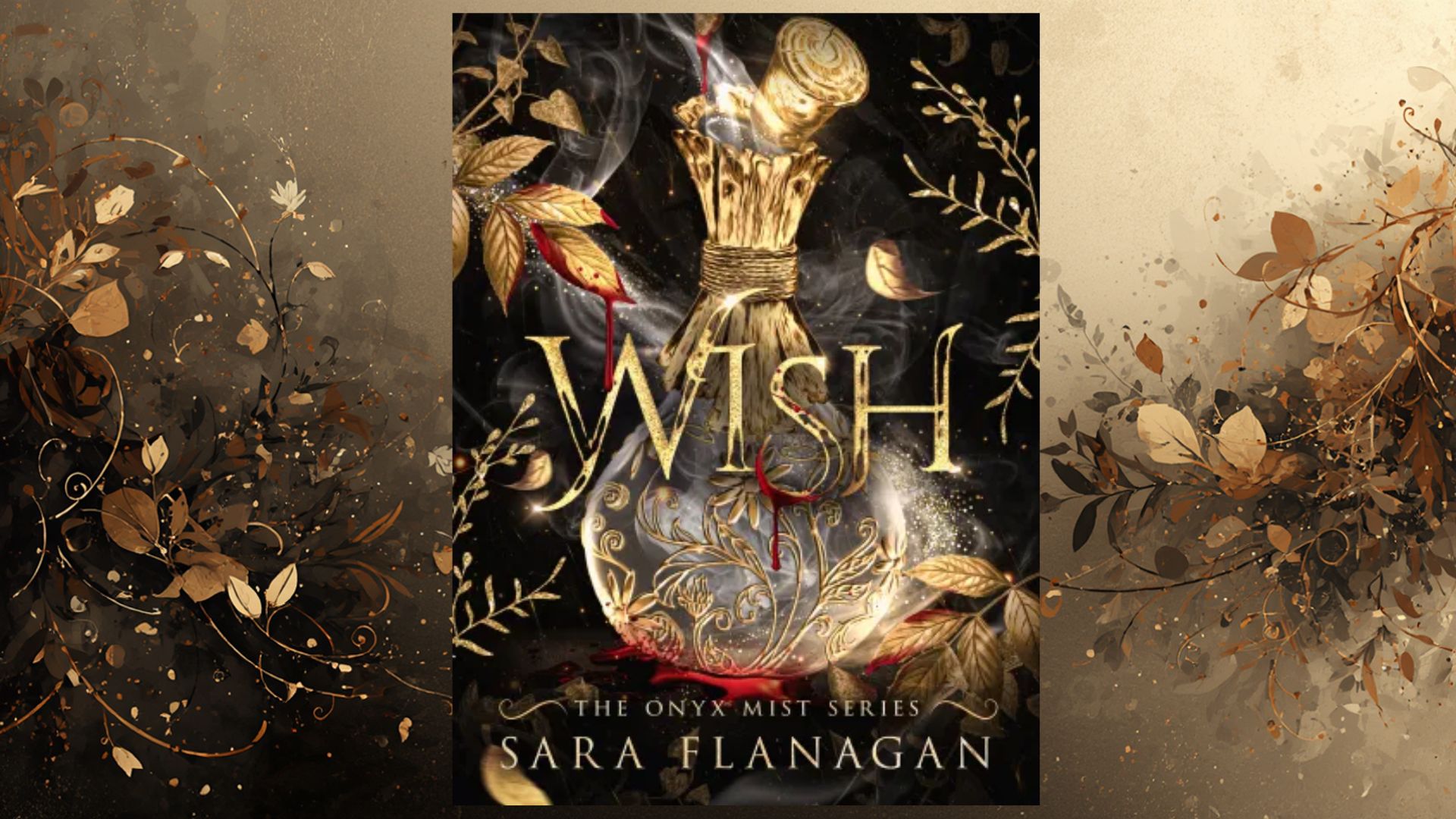 "Wish" by Sara Flanagan cover art, displaying a colorful and whimsical illustration that captures the essence of the story.