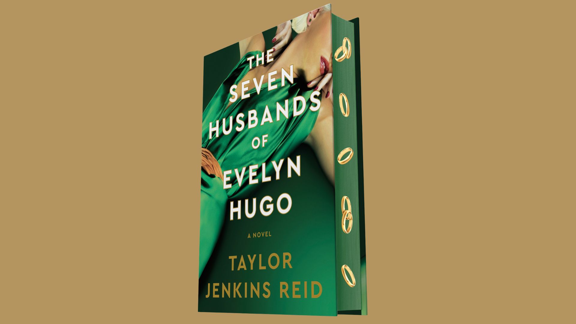 Book cover of "The Seven Husbands of Evelyn Hugo" by Taylor Jenkins Reid