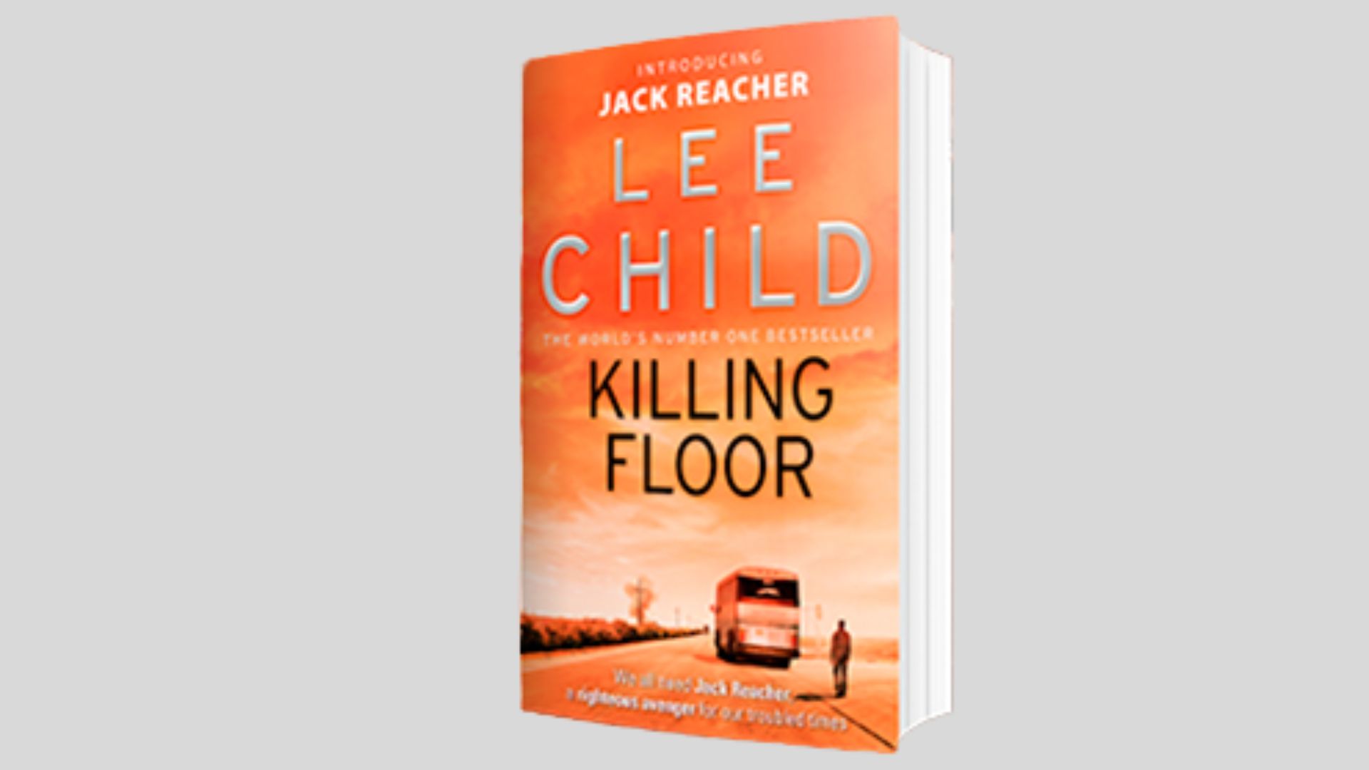 Cover of "Killing Floor" by Lee Child, showcasing a gripping design with the title prominently displayed.