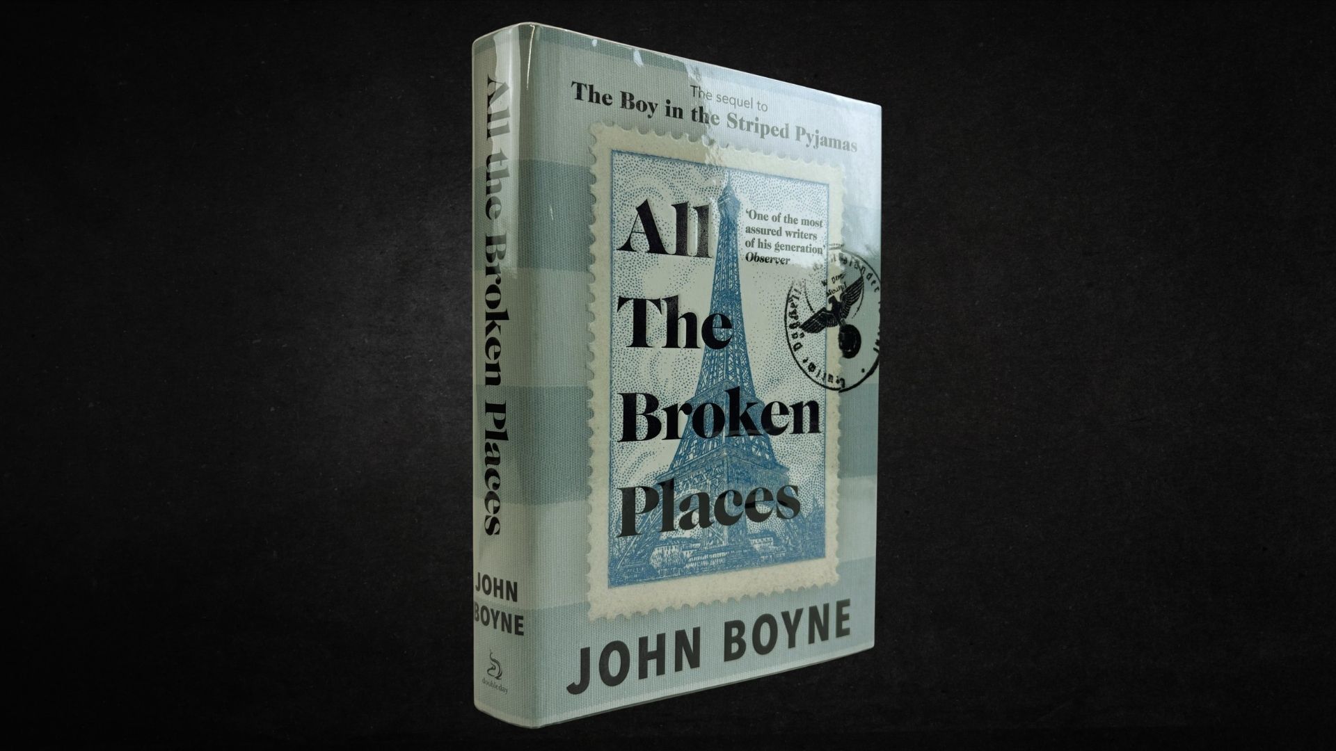 Book cover of "All the Broken Places" by John Boyne, featuring a somber design with muted colors and evocative imagery.