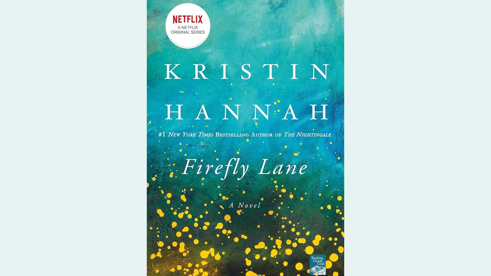 Book cover of "Fifty-One" by Kristin Hannah featuring a serene landscape with a sunset and a silhouette of a woman.