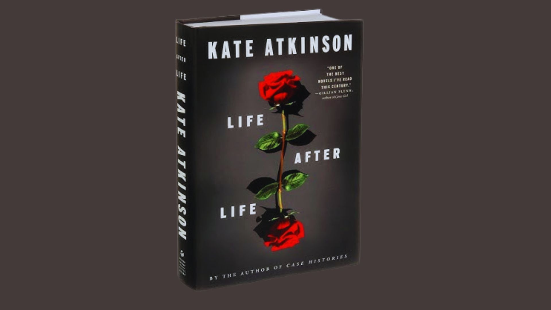 Book cover of Kate Atkinson's "Life After Life," featuring a serene landscape with a woman in a vintage dress.