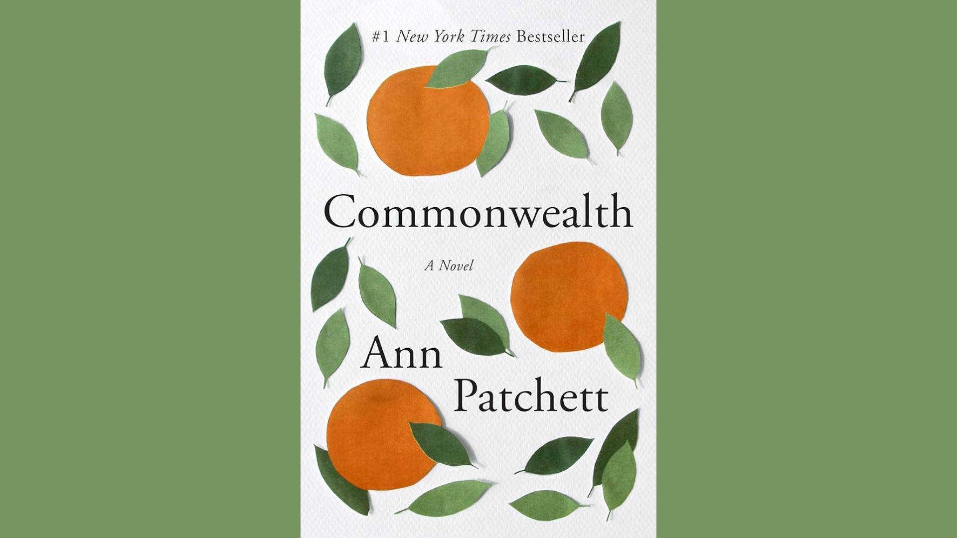 Cover image of "Commonwealth" by Ann Patchett, highlighting the title in a clean, modern font against a plain background.
