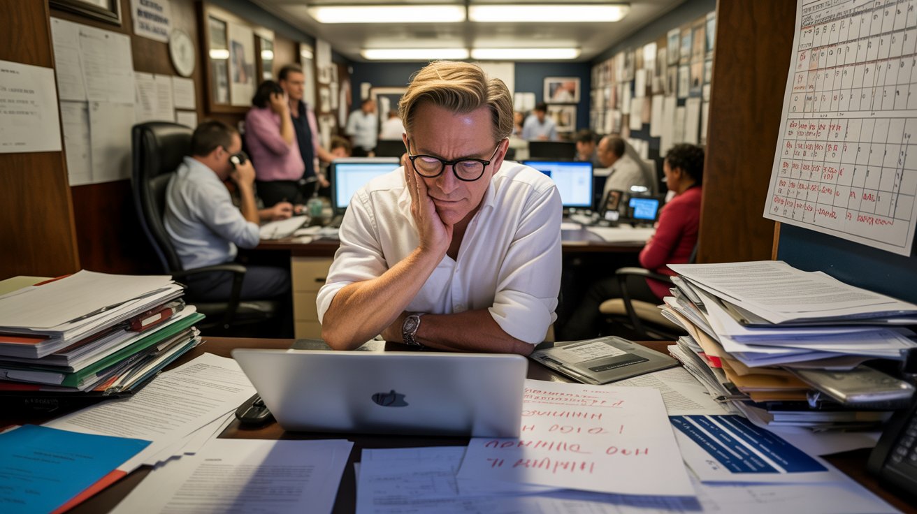 Political communications advisor working on campaign messaging
