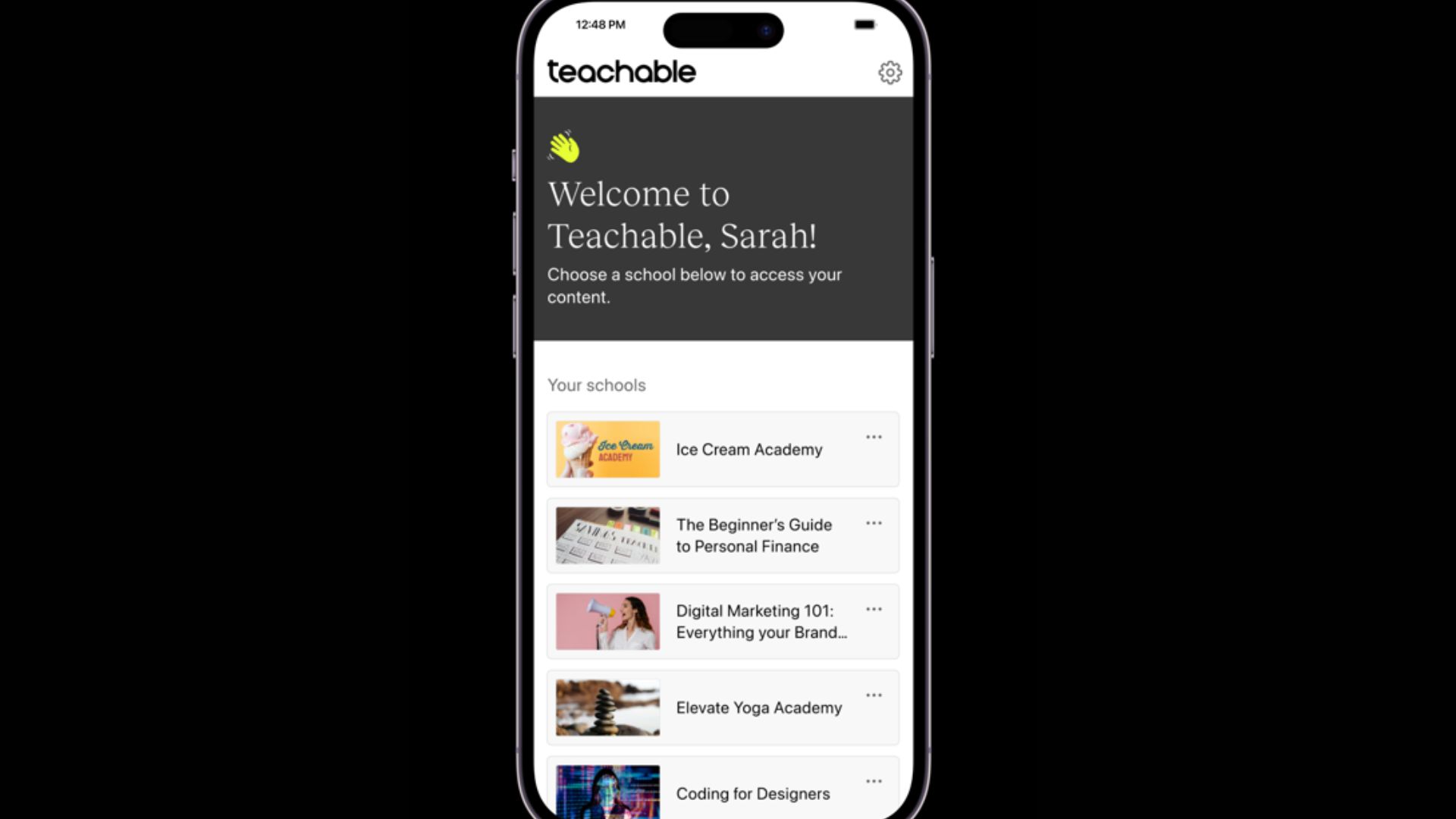 Mobile interface displaying an app screen for user interaction and digital navigation.