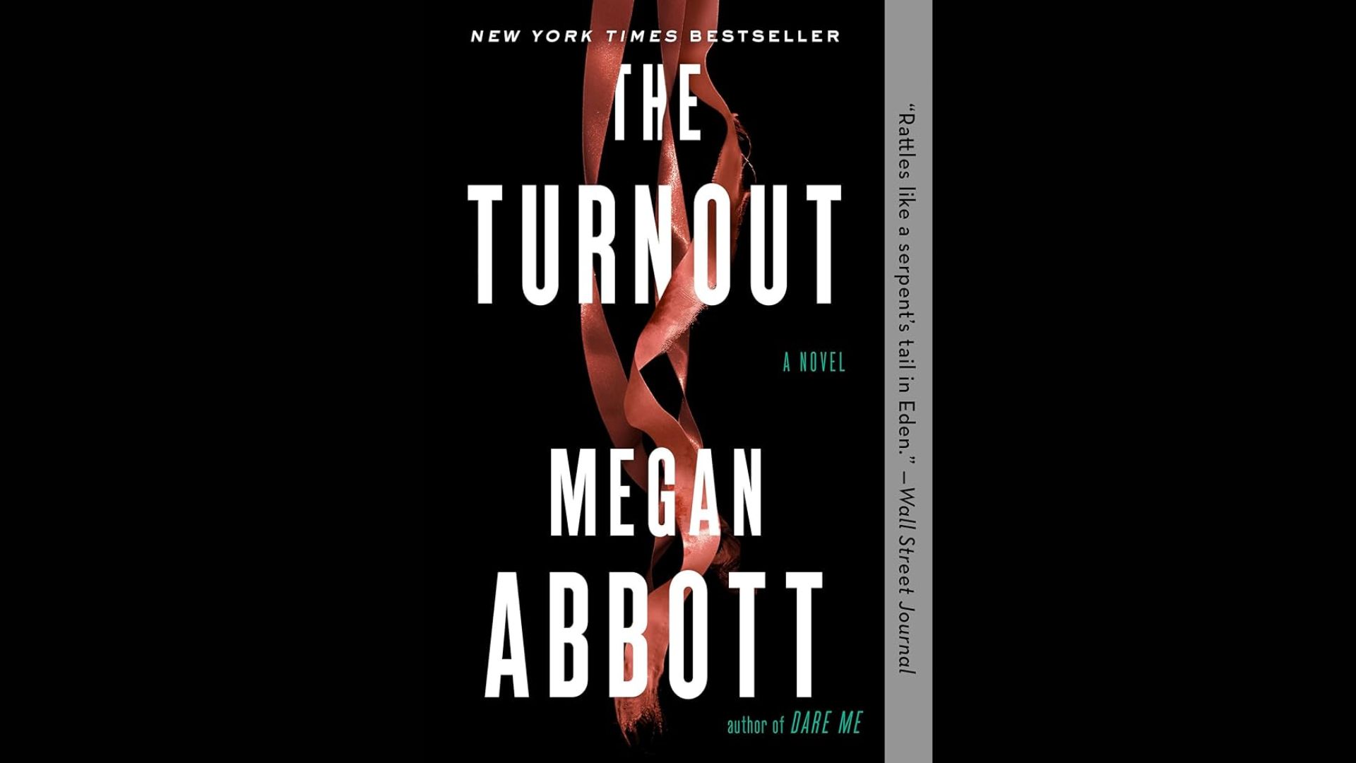 "Cover of 'The Turnaround' by Megan Abbott, featuring a bold title and an intriguing, dark background design."