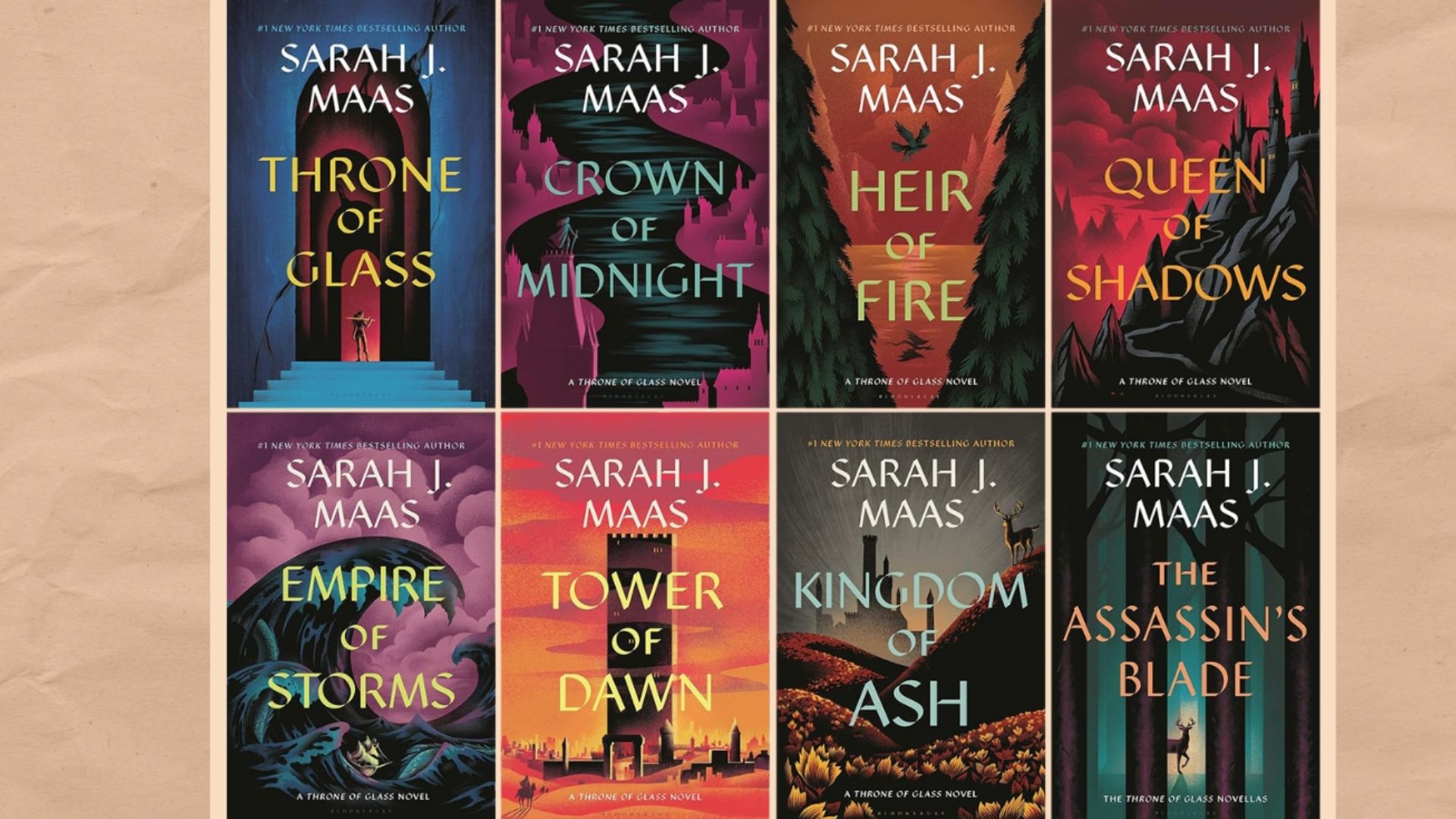 Recommended Reading Order Book of Throne of Glass