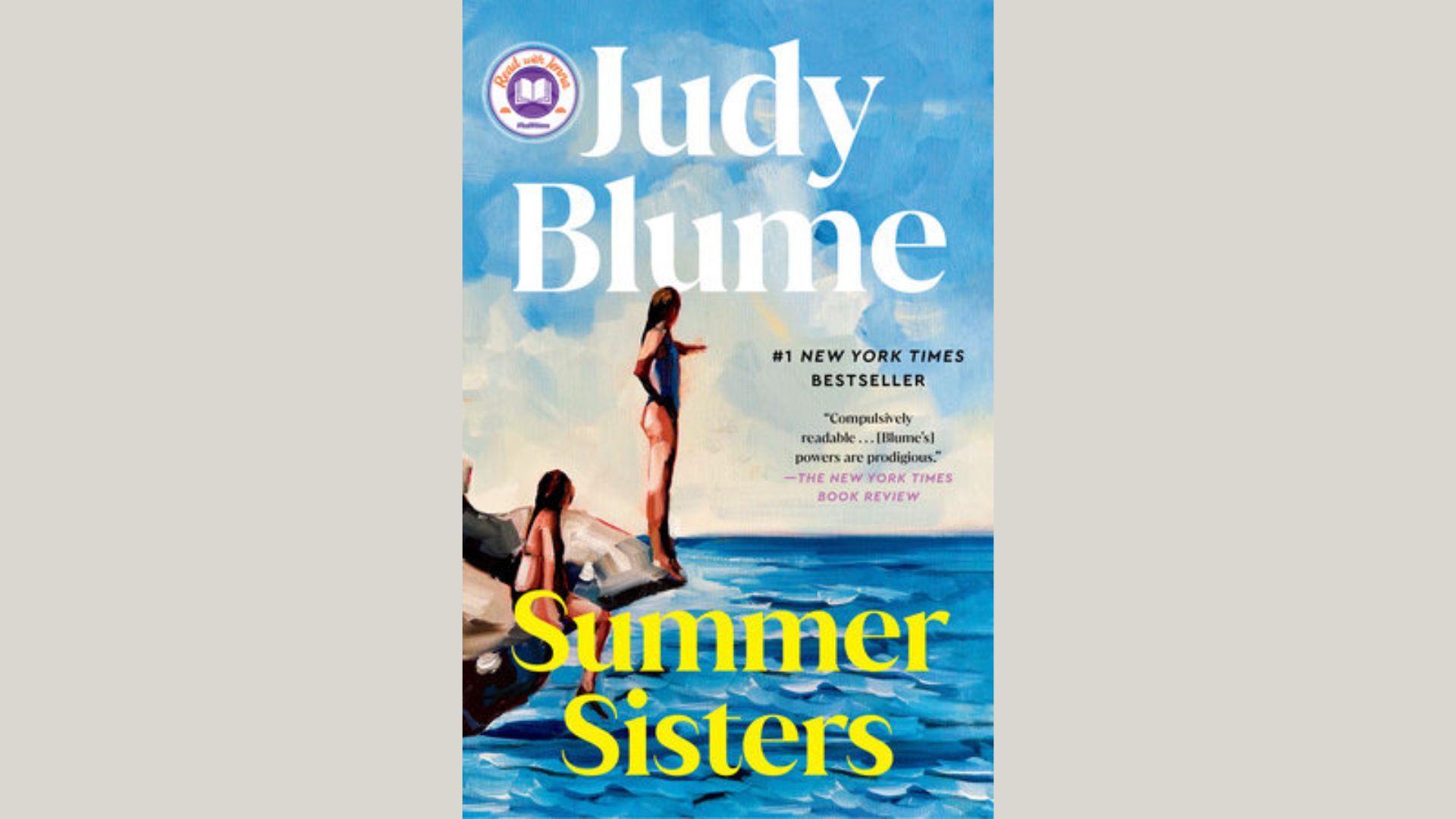 "Cover of 'Summer Sisters' by Judy Blume, featuring a vibrant summer scene with two young women enjoying the beach."