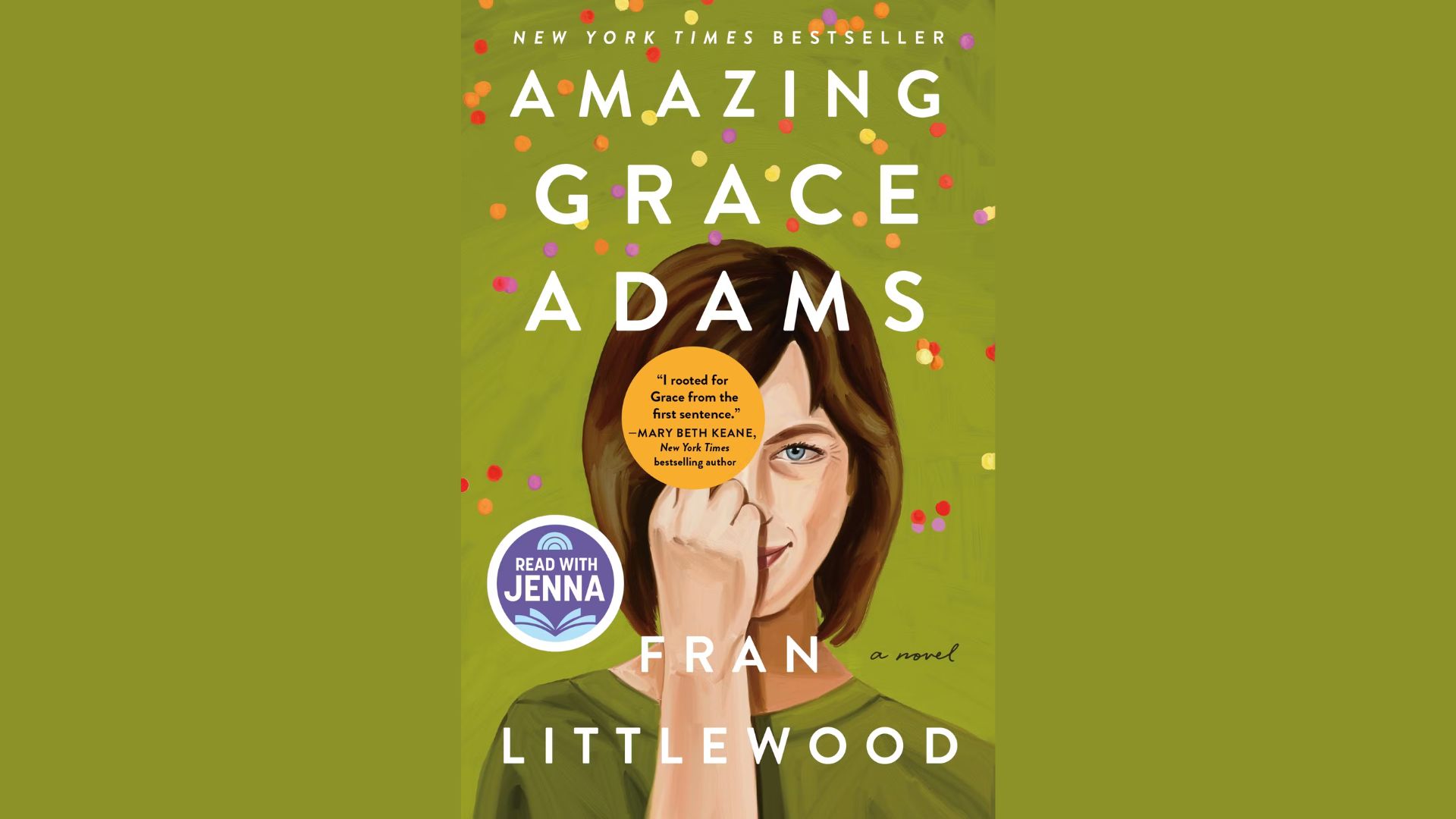 "Artwork titled 'Amazing Grace Adams' by Fran Littlewood, featuring a portrait without any landscape elements."