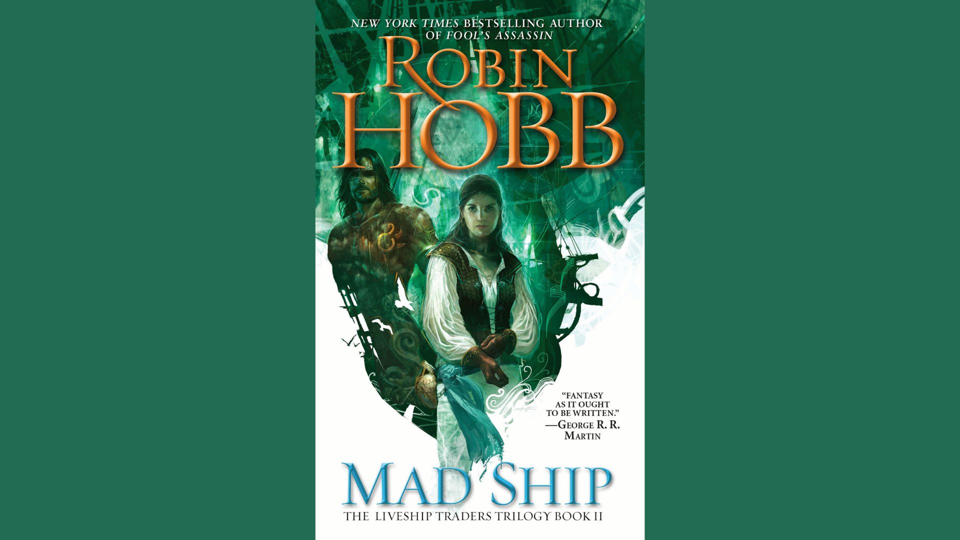 Visual guide to the reading order of Robin Hobb's "The Mad Ship ” series.
