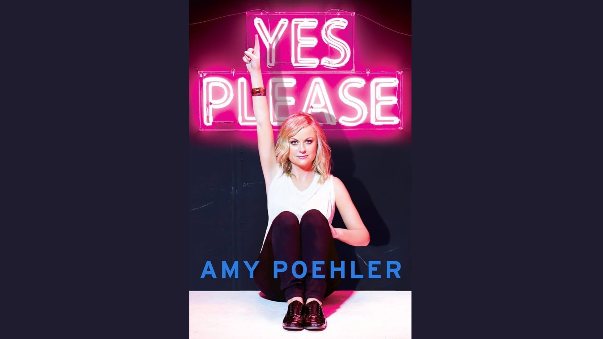 "Cover of 'Yes Please' by Amy Poehler, featuring a colorful design with the title prominently displayed."