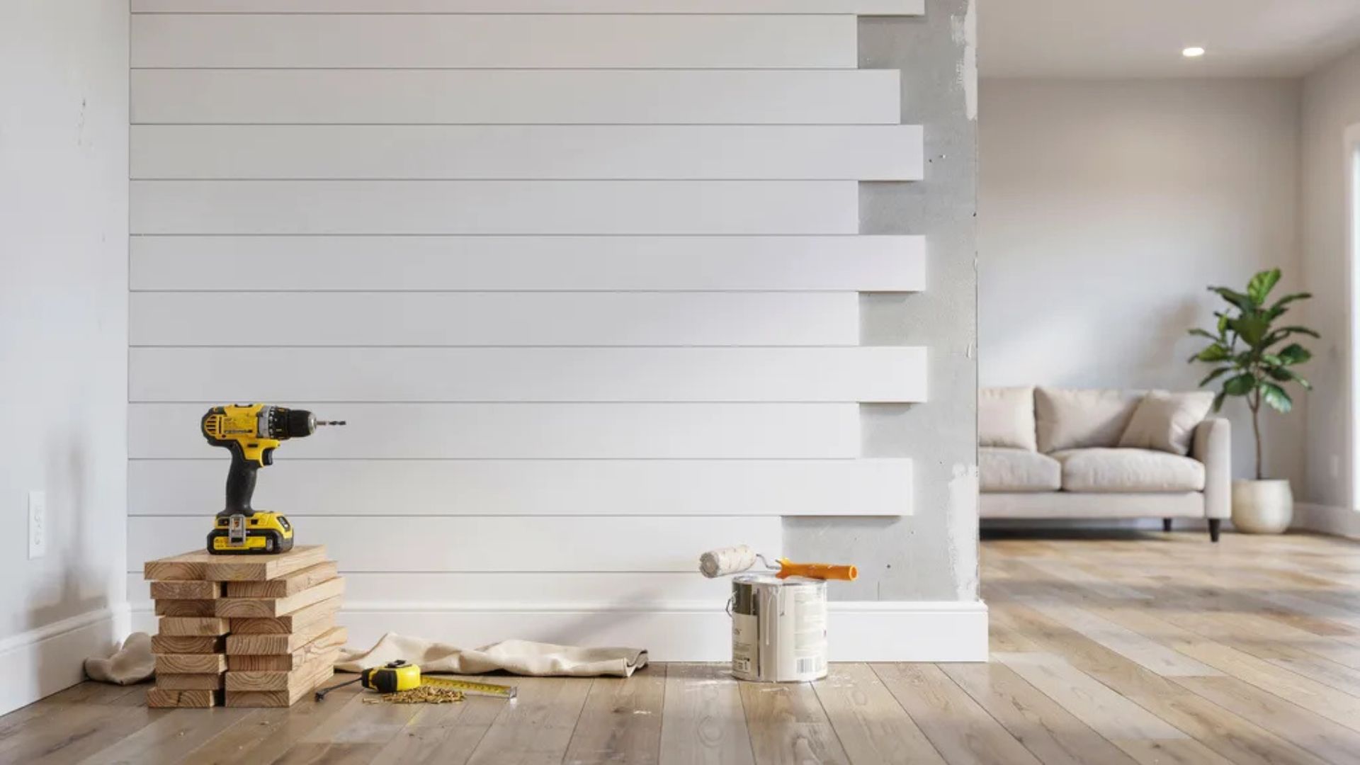 How to Install a Shiplap Accent Wall: Step by Step Guide - TheBookSuite
