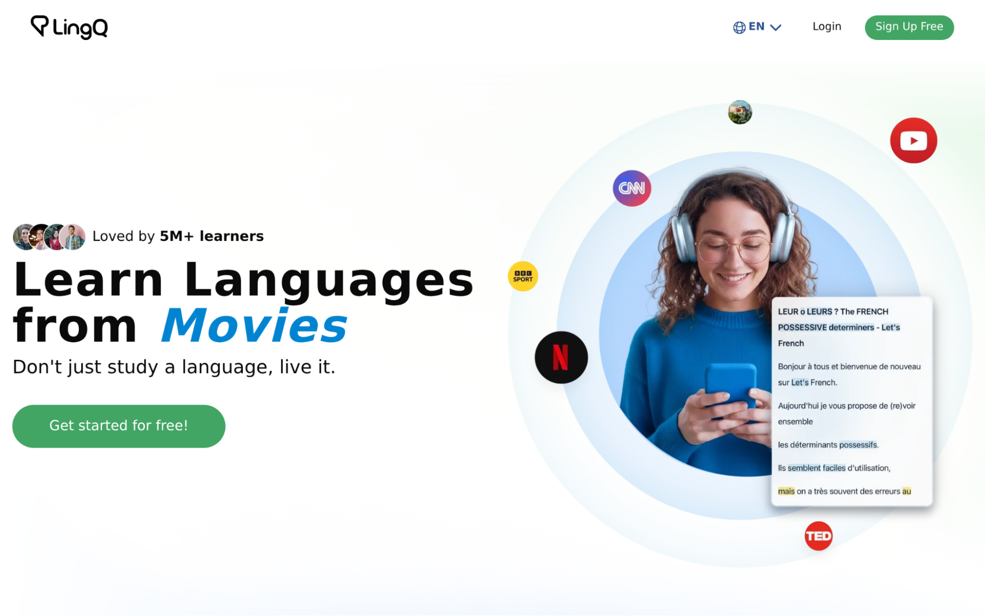 LingQ - Best for Self-Directed Language Learning